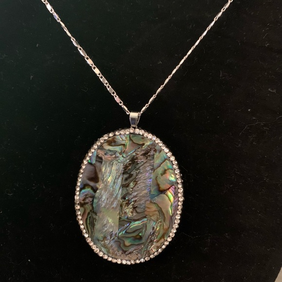 Abalone shell necklace set - Picture 3 of 14